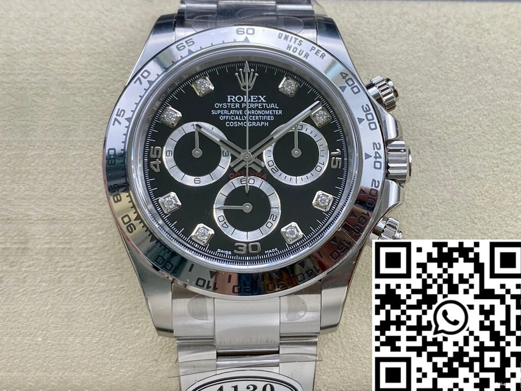 Rolex Cosmograph Daytona Dial M116509-0055 Factory Black Clean 0120